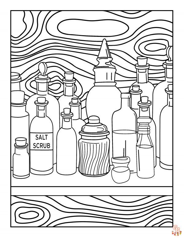 134 Aesthetic Coloring Pages Printable 113