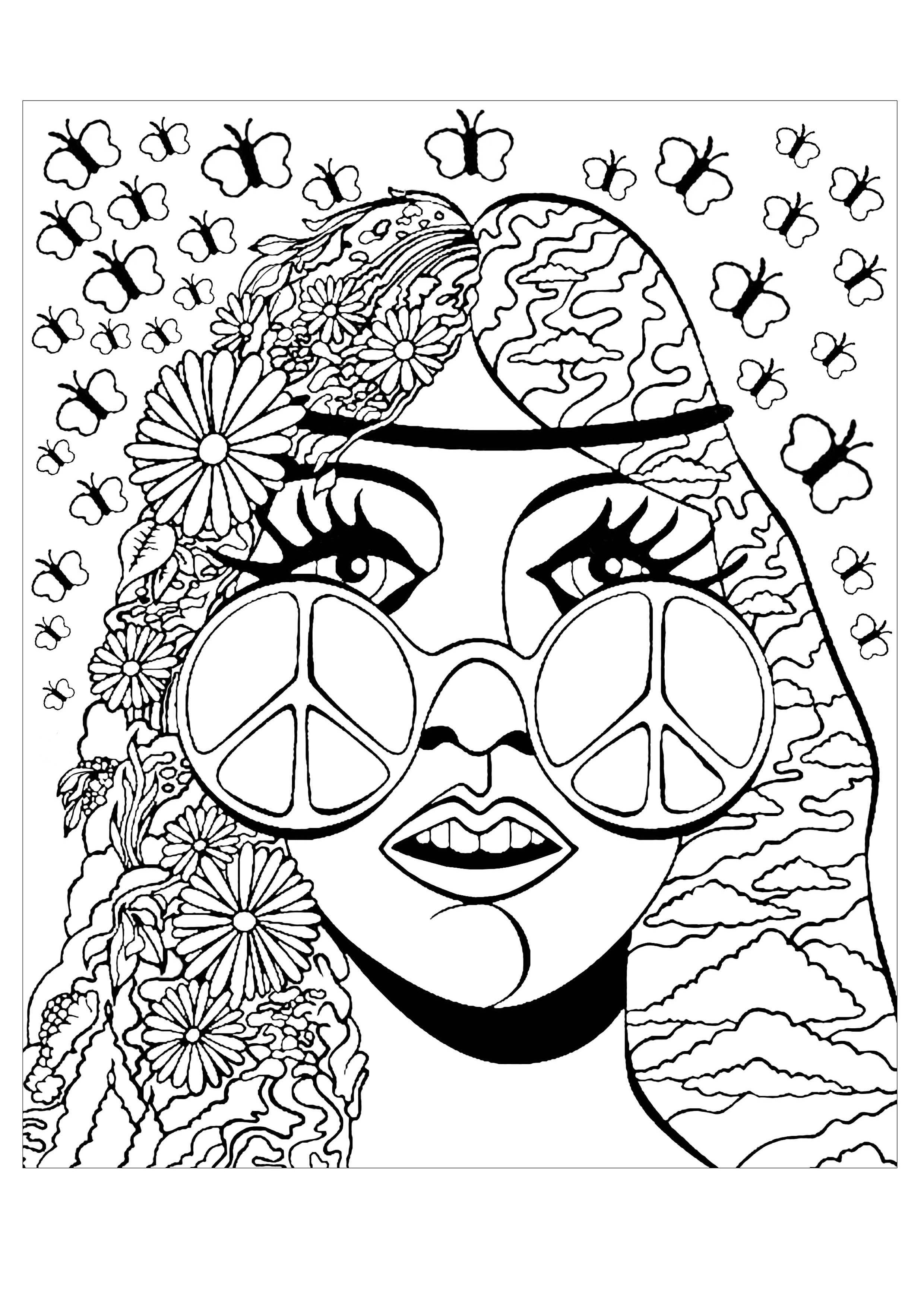 134 Aesthetic Coloring Pages Printable 117