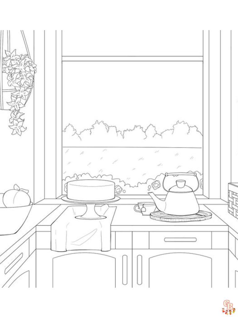 134 Aesthetic Coloring Pages Printable 12