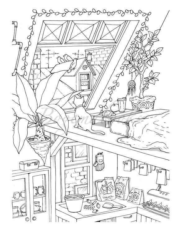 134 Aesthetic Coloring Pages Printable 131