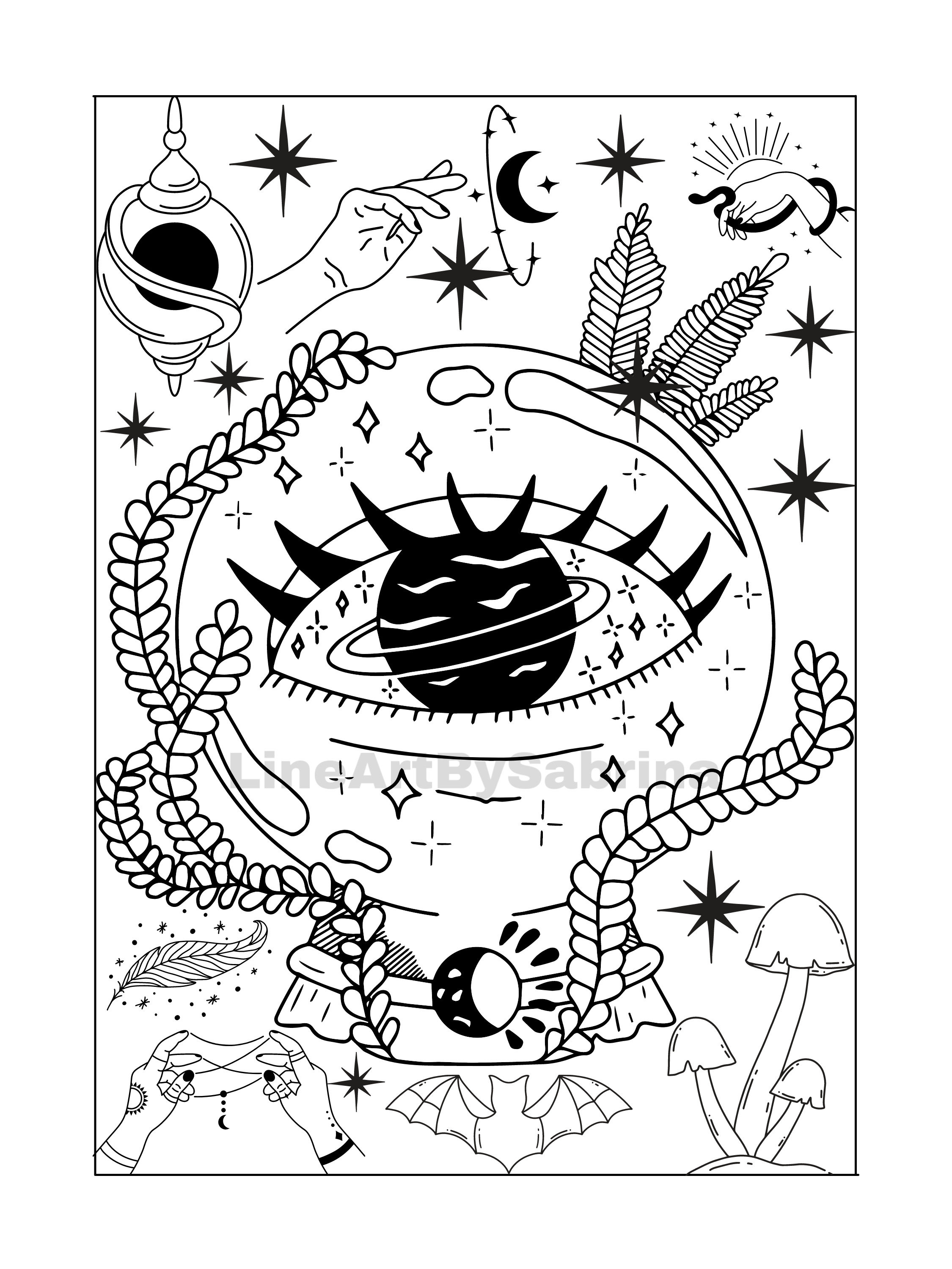 aesthetic coloring pages printable jpg