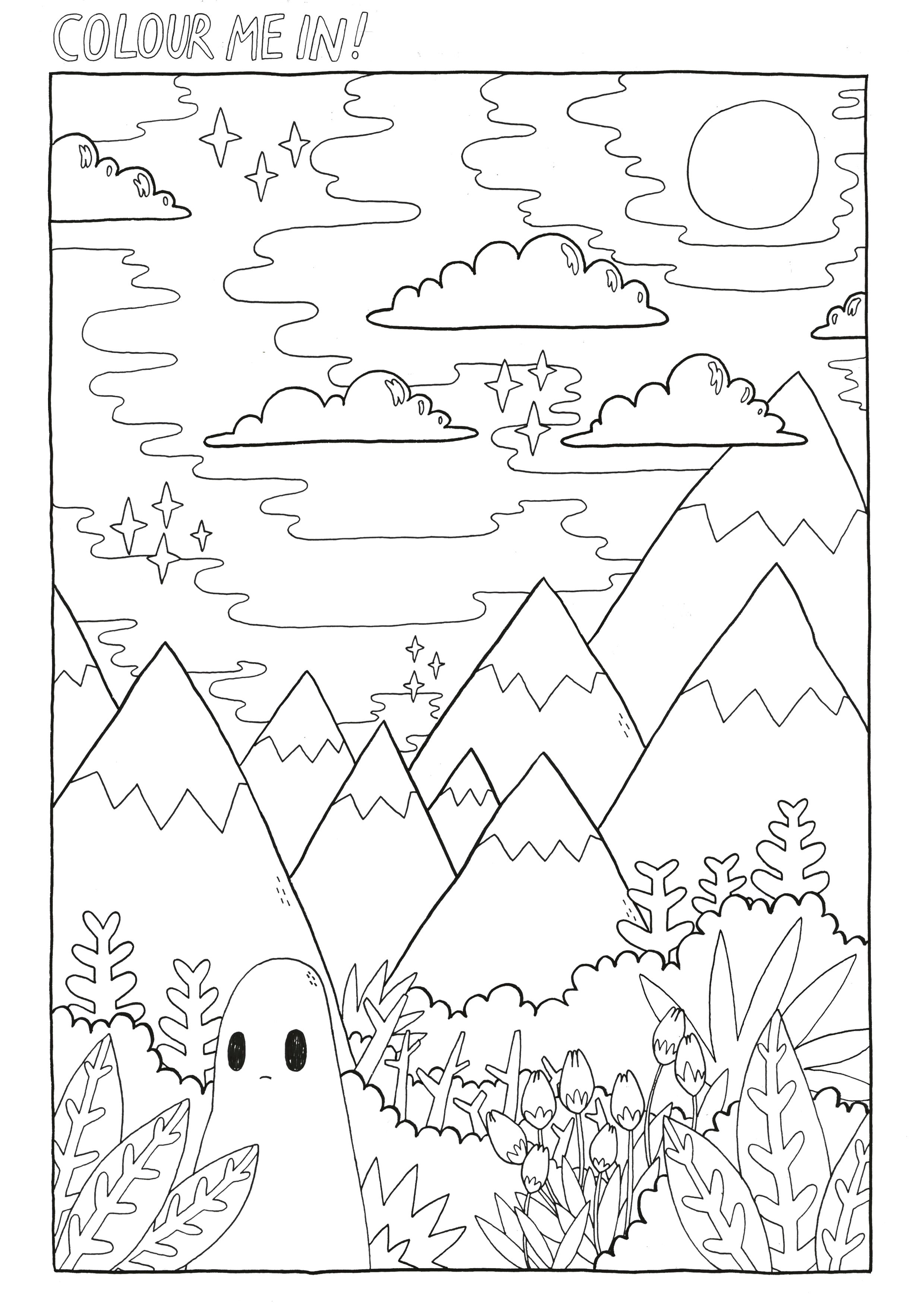 aesthetic coloring pages printable jpg