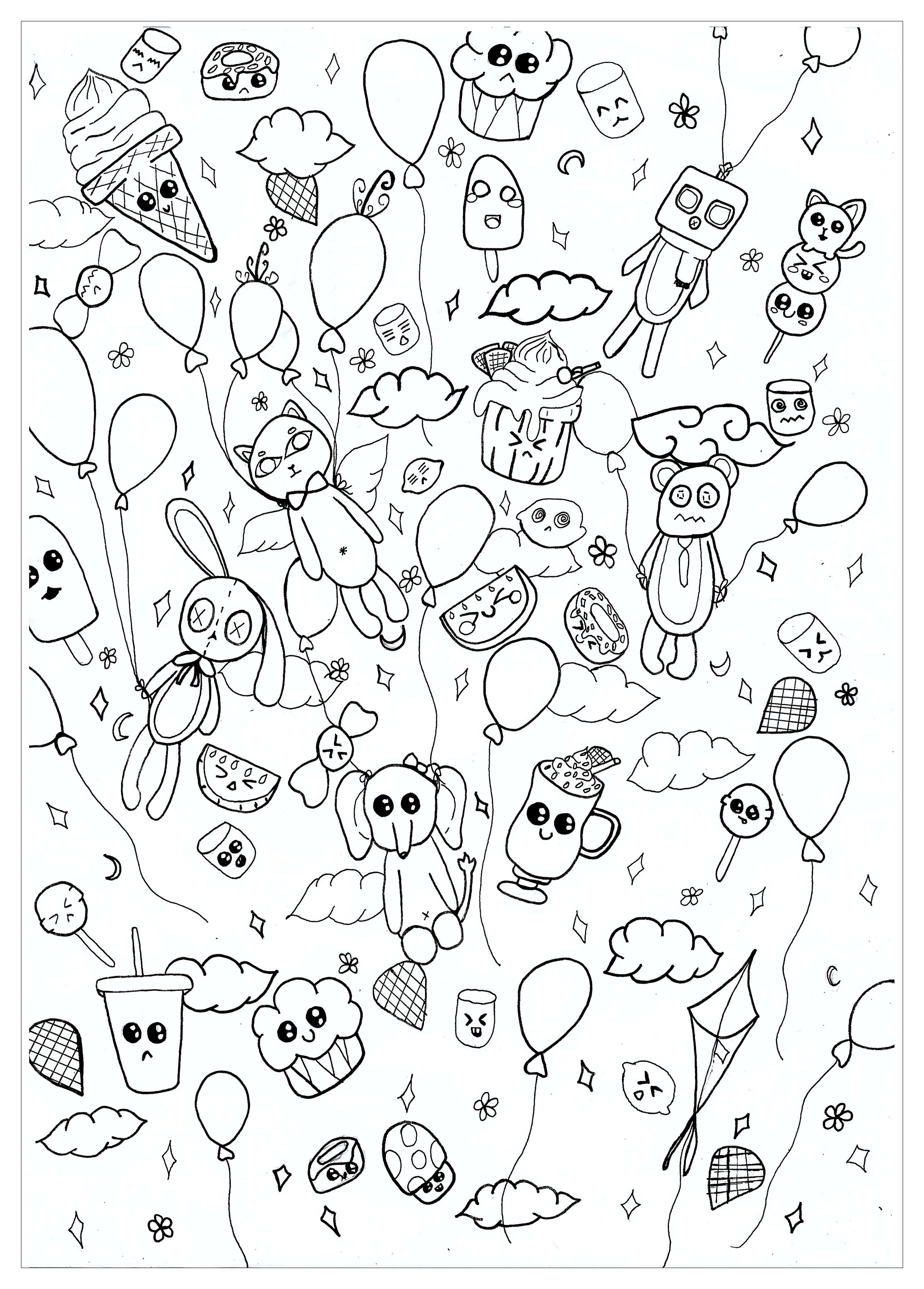 aesthetic coloring pages printable jpg