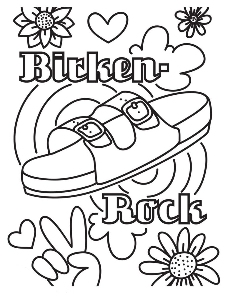 134 Aesthetic Coloring Pages Printable 65