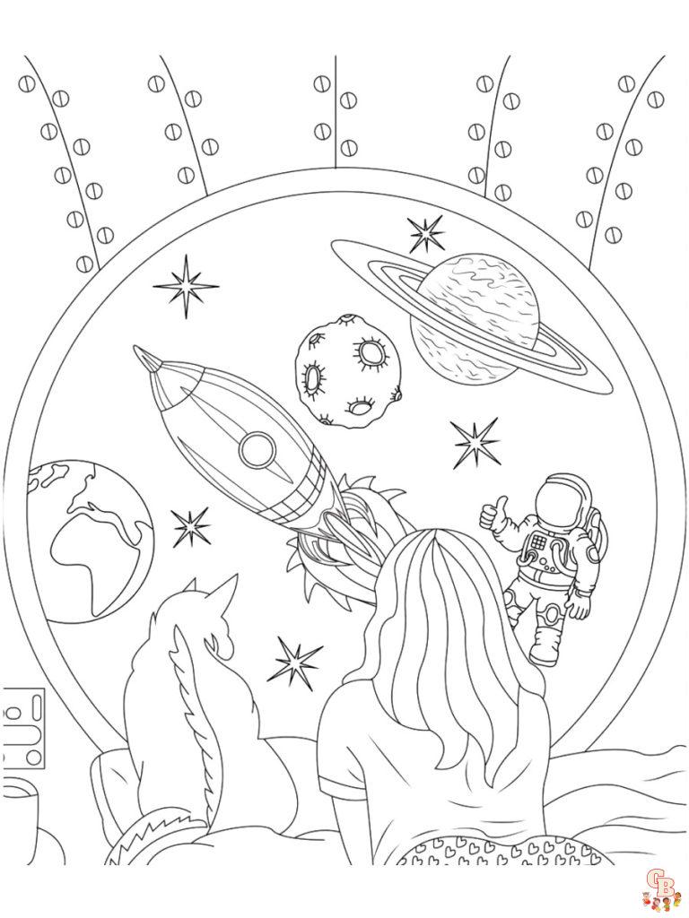 134 Aesthetic Coloring Pages Printable 83