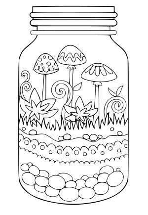 134 Aesthetic Coloring Pages Printable 84