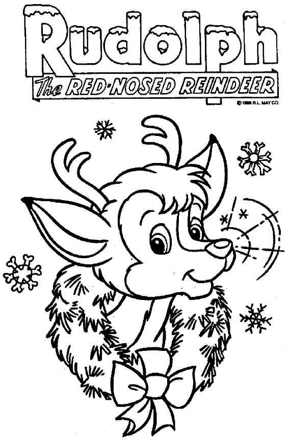 27 Jolly Rudolph Coloring Pages Printable 31