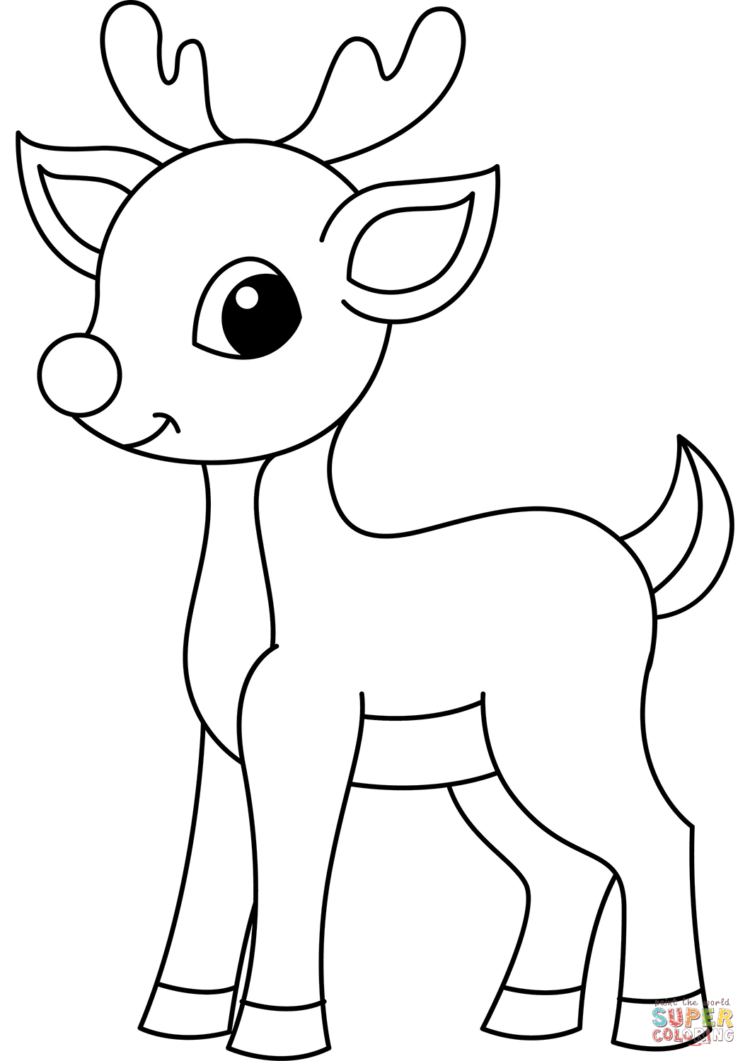 27 Jolly Rudolph Coloring Pages Printable 34