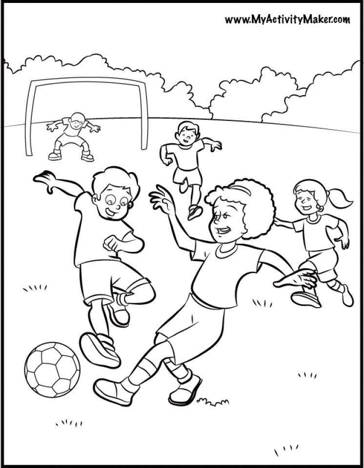 29 Energetic Soccer Coloring Pages Printable 7