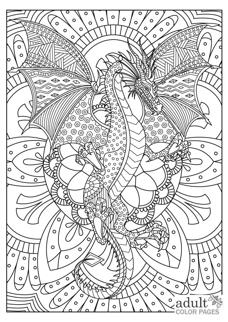 mythical dragon coloring pages printable jpg