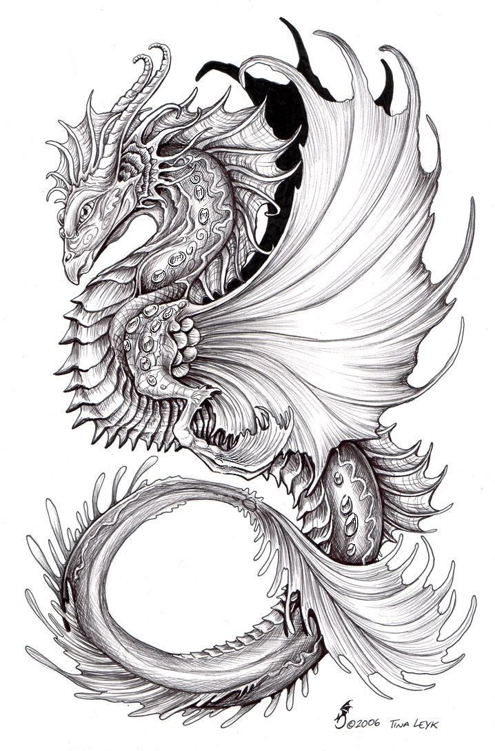 29 Mythical Dragon Coloring Pages Printable 17