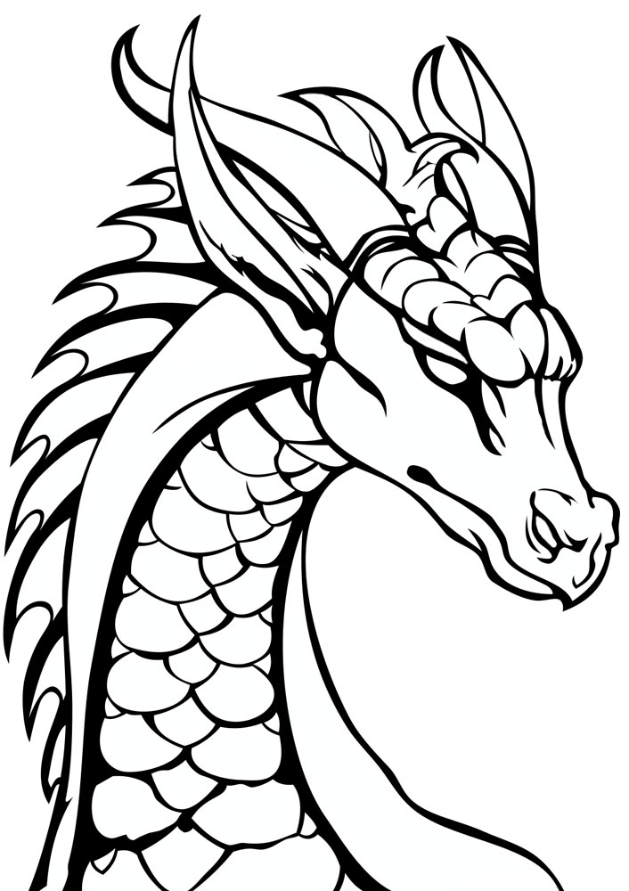 mythical dragon coloring pages printable jpg