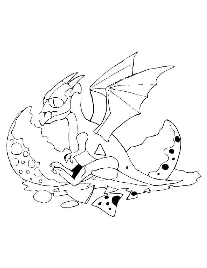 mythical dragon coloring pages printable jpg