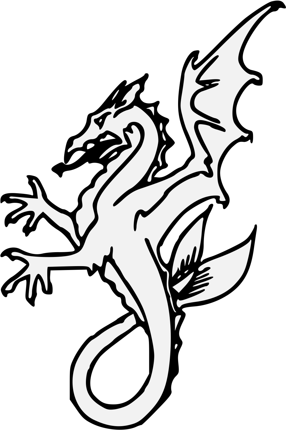 mythical dragon coloring pages printable jpg