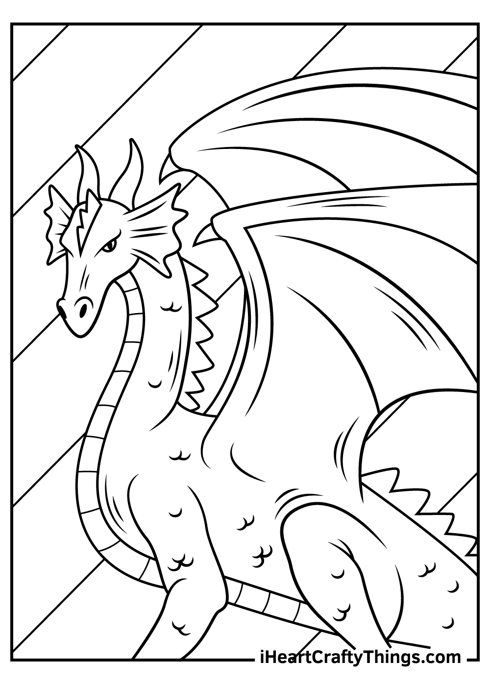 29 Mythical Dragon Coloring Pages Printable 29