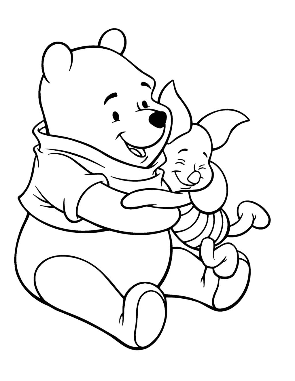 30 Adorable Winnie The Pooh Coloring Pages Printable 10