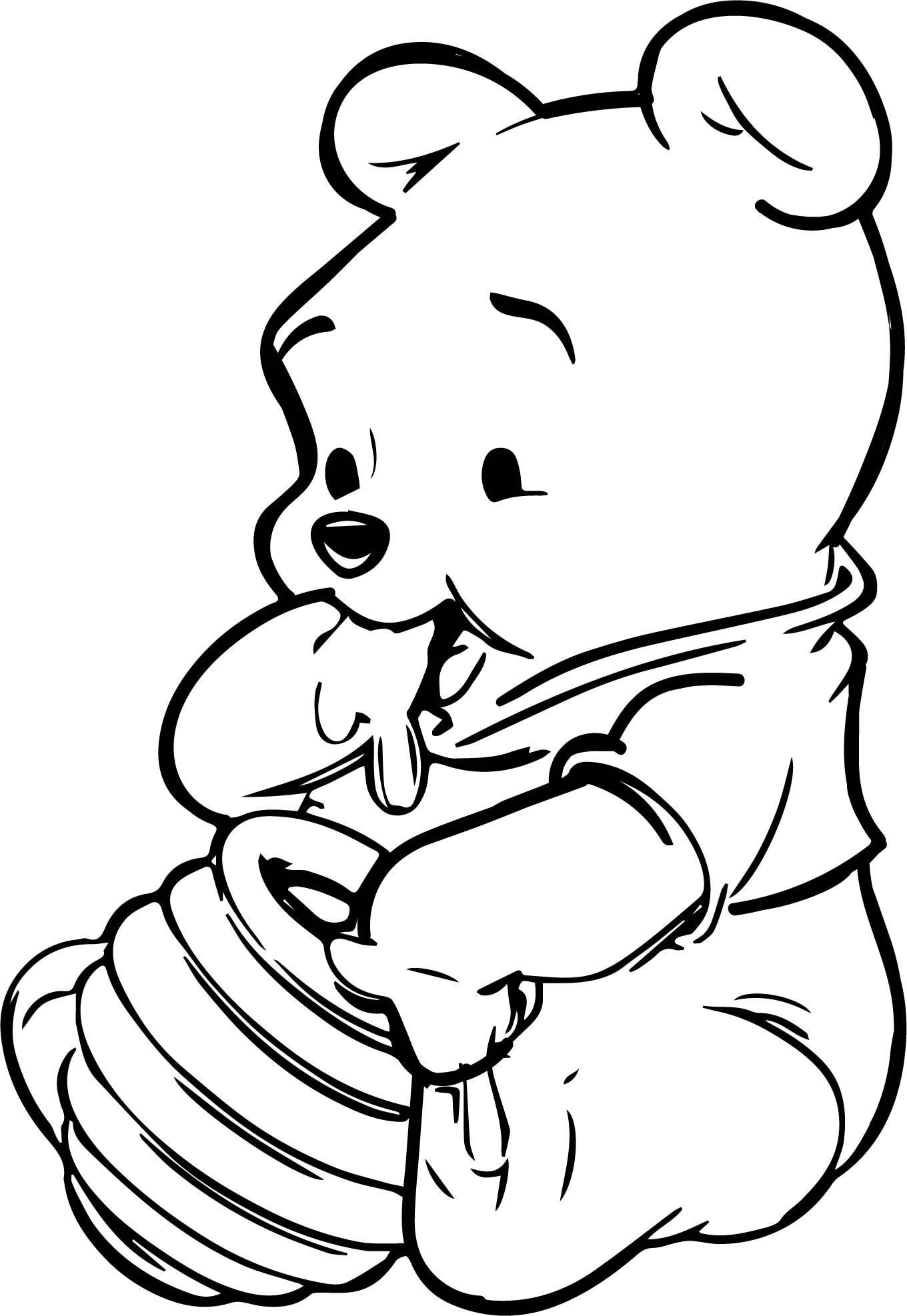 30 Adorable Winnie The Pooh Coloring Pages Printable 11