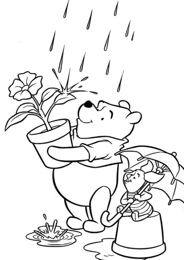 adorable winnie the pooh coloring pages printable jpg