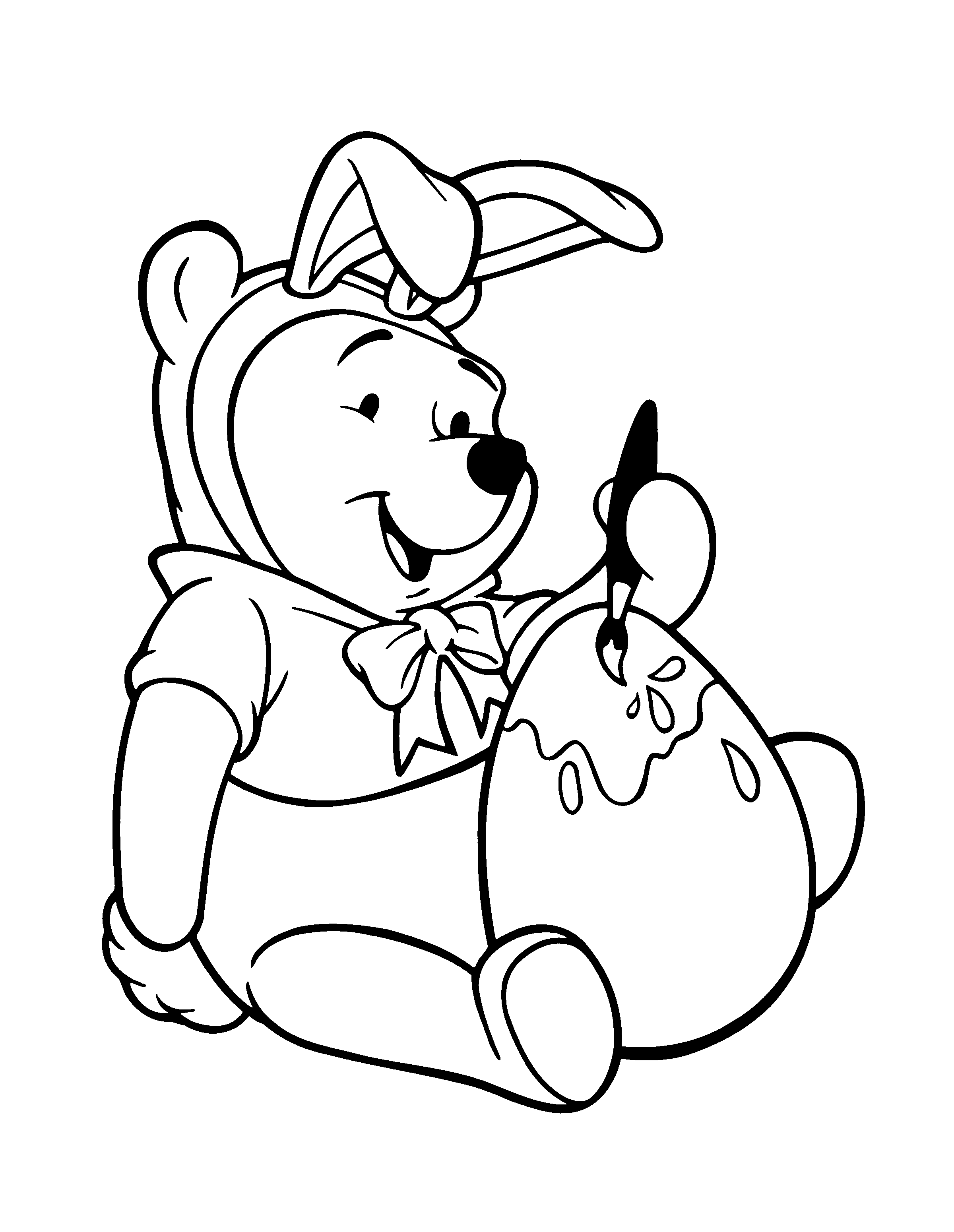 adorable winnie the pooh coloring pages printable jpg