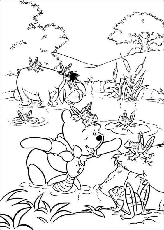 30 Adorable Winnie The Pooh Coloring Pages Printable 18