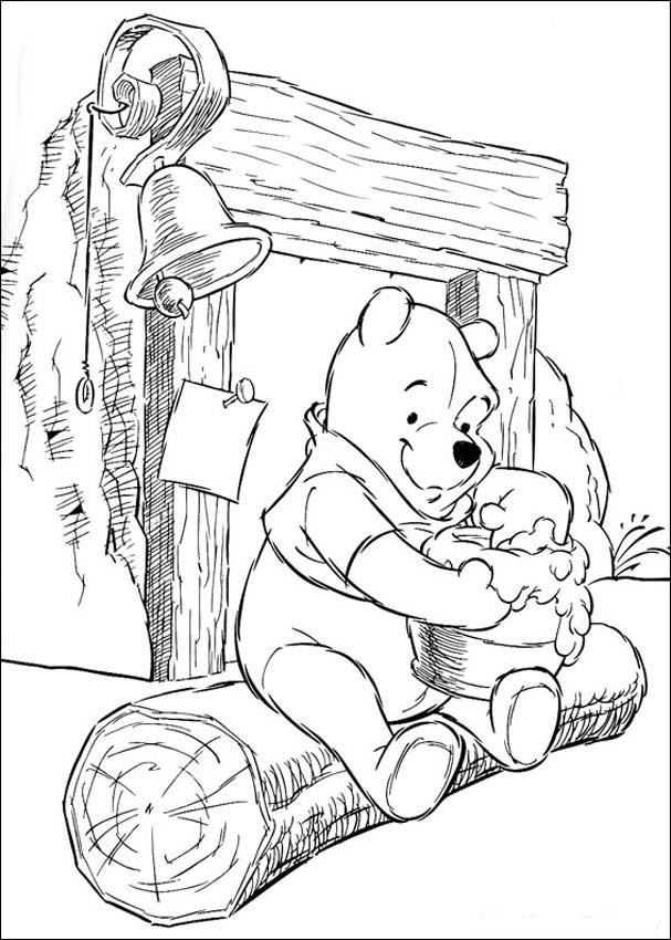 30 Adorable Winnie The Pooh Coloring Pages Printable 24