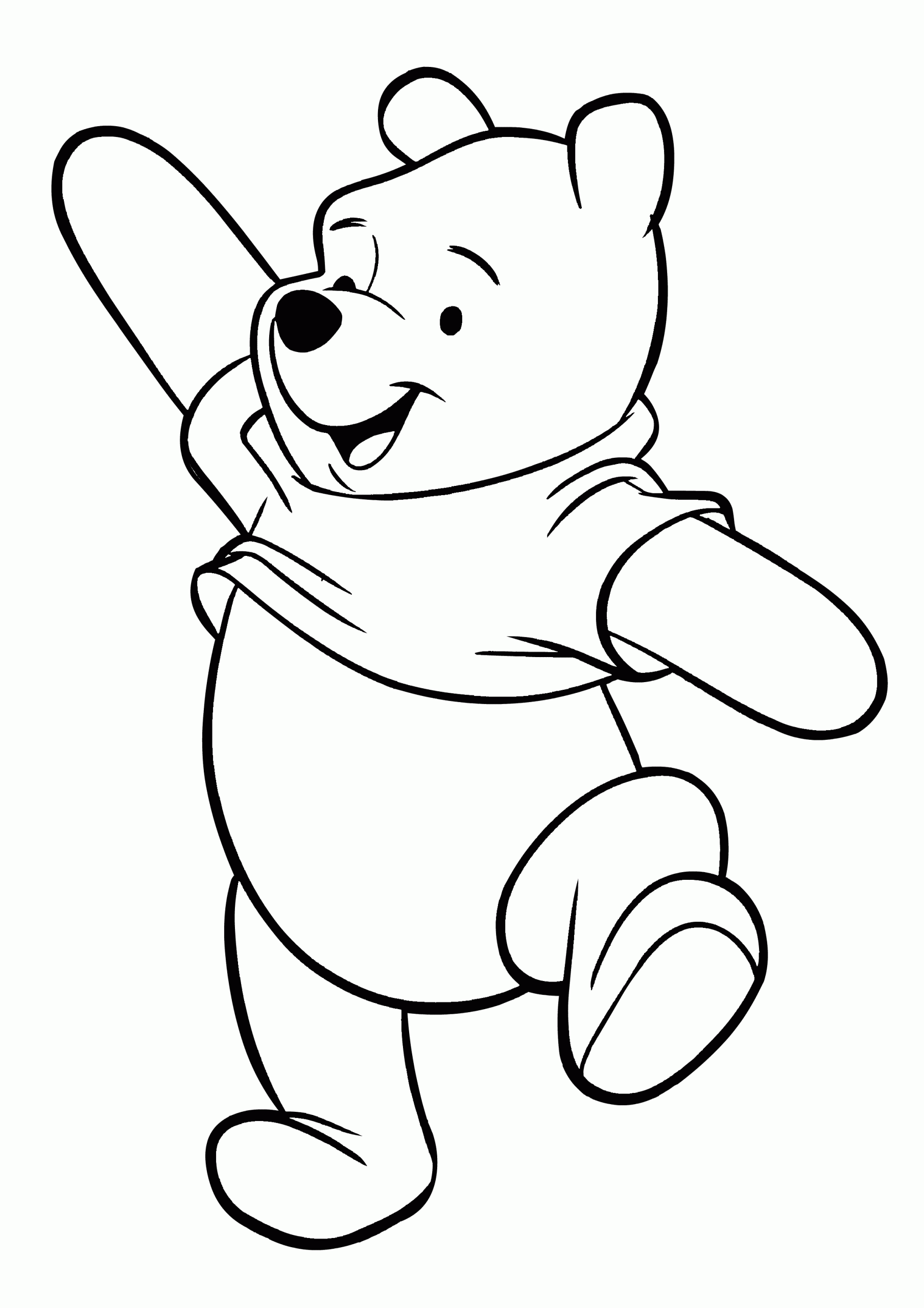 adorable winnie the pooh coloring pages printable jpg