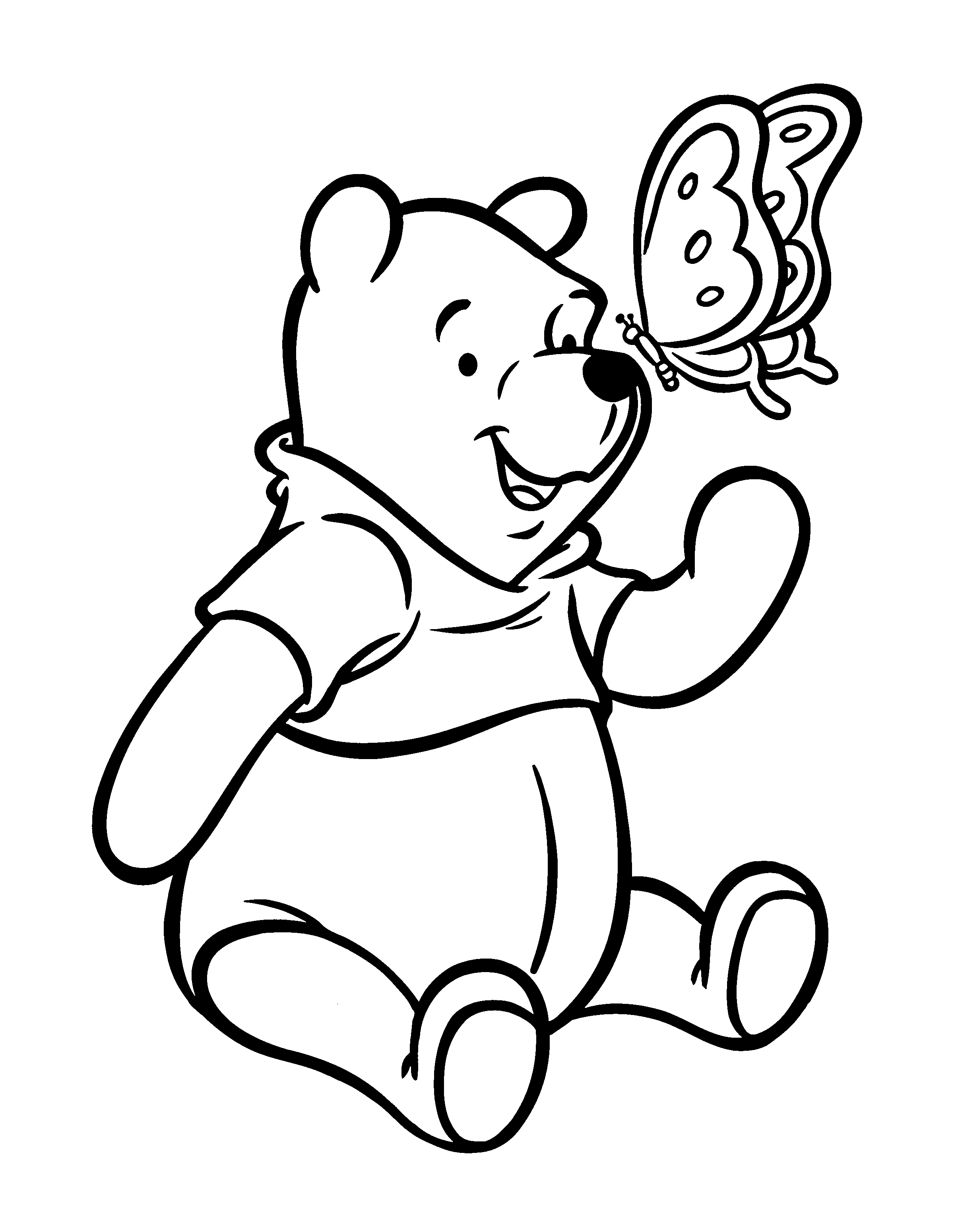 adorable winnie the pooh coloring pages printable jpg