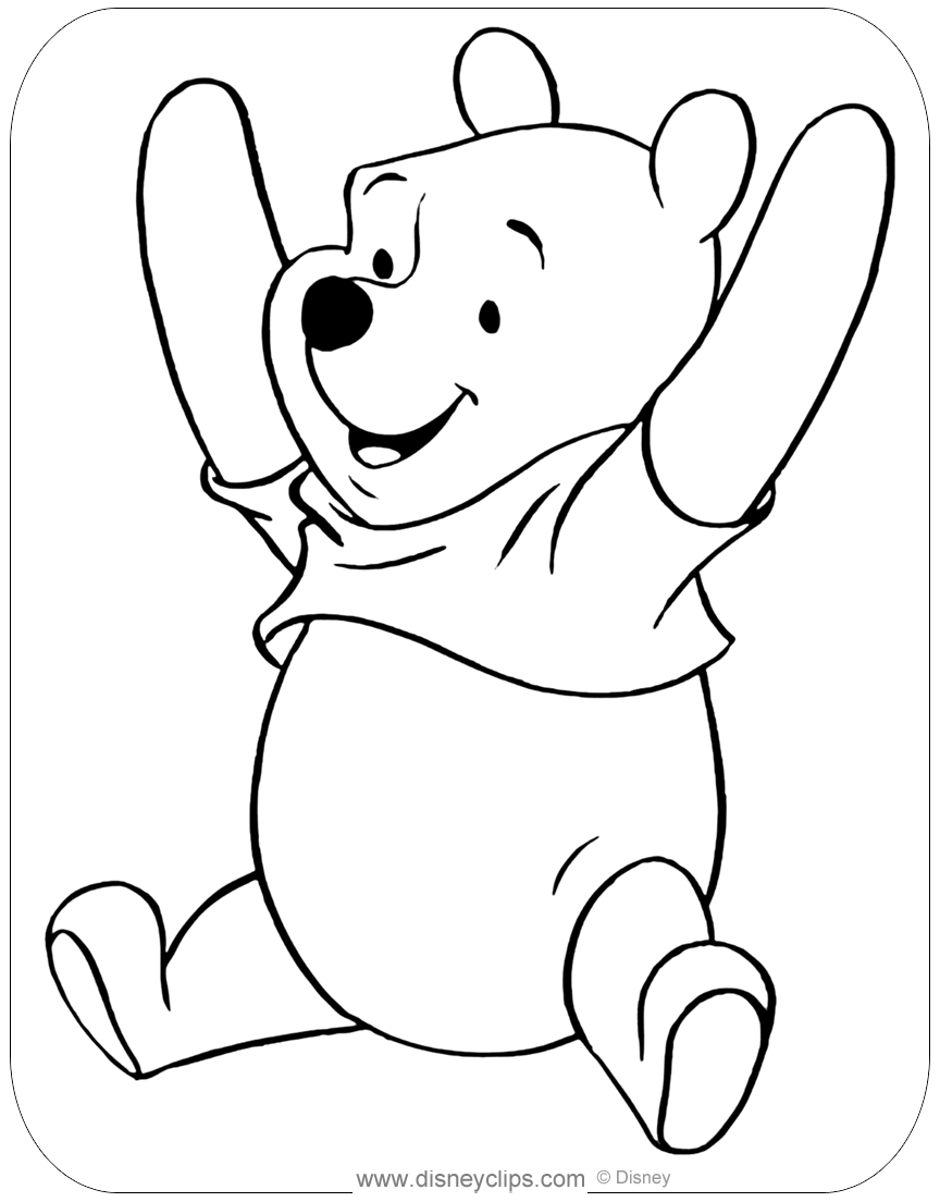 30 Adorable Winnie The Pooh Coloring Pages Printable 28