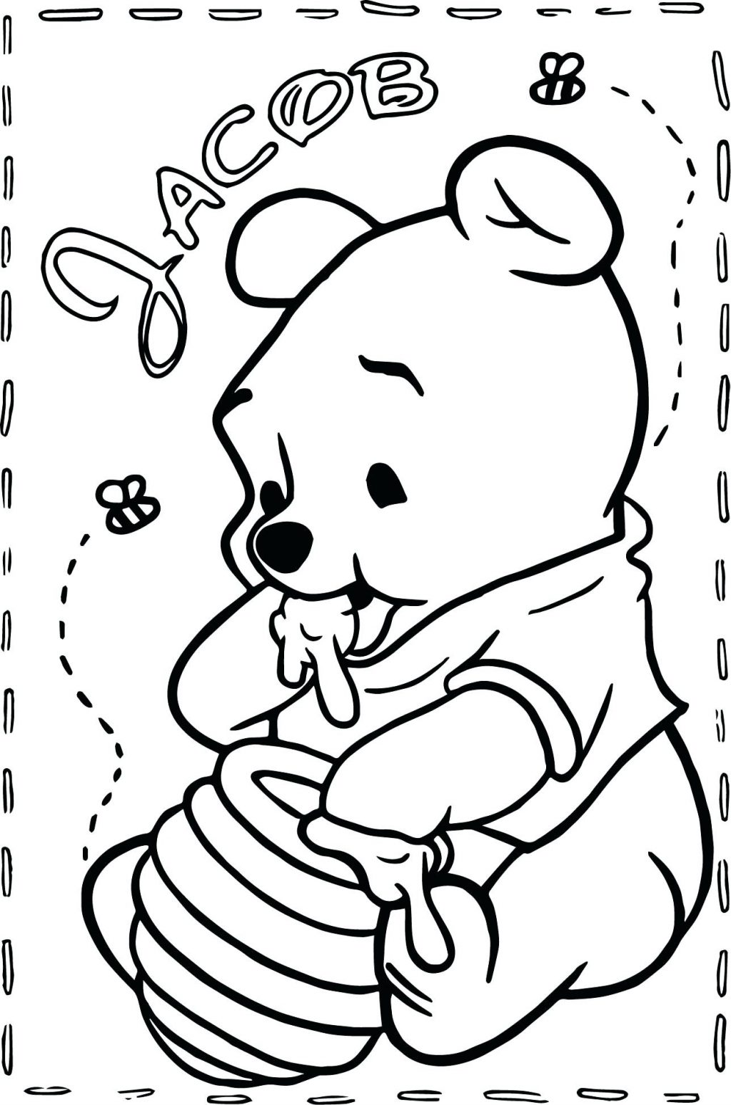 30 Adorable Winnie The Pooh Coloring Pages Printable 31