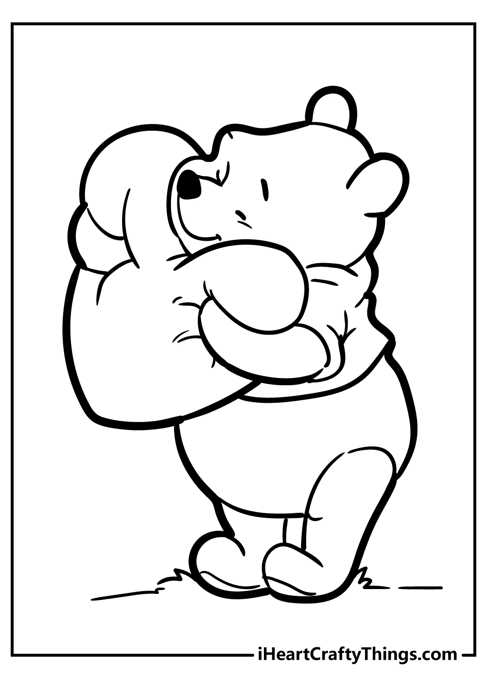 30 Adorable Winnie The Pooh Coloring Pages Printable 35