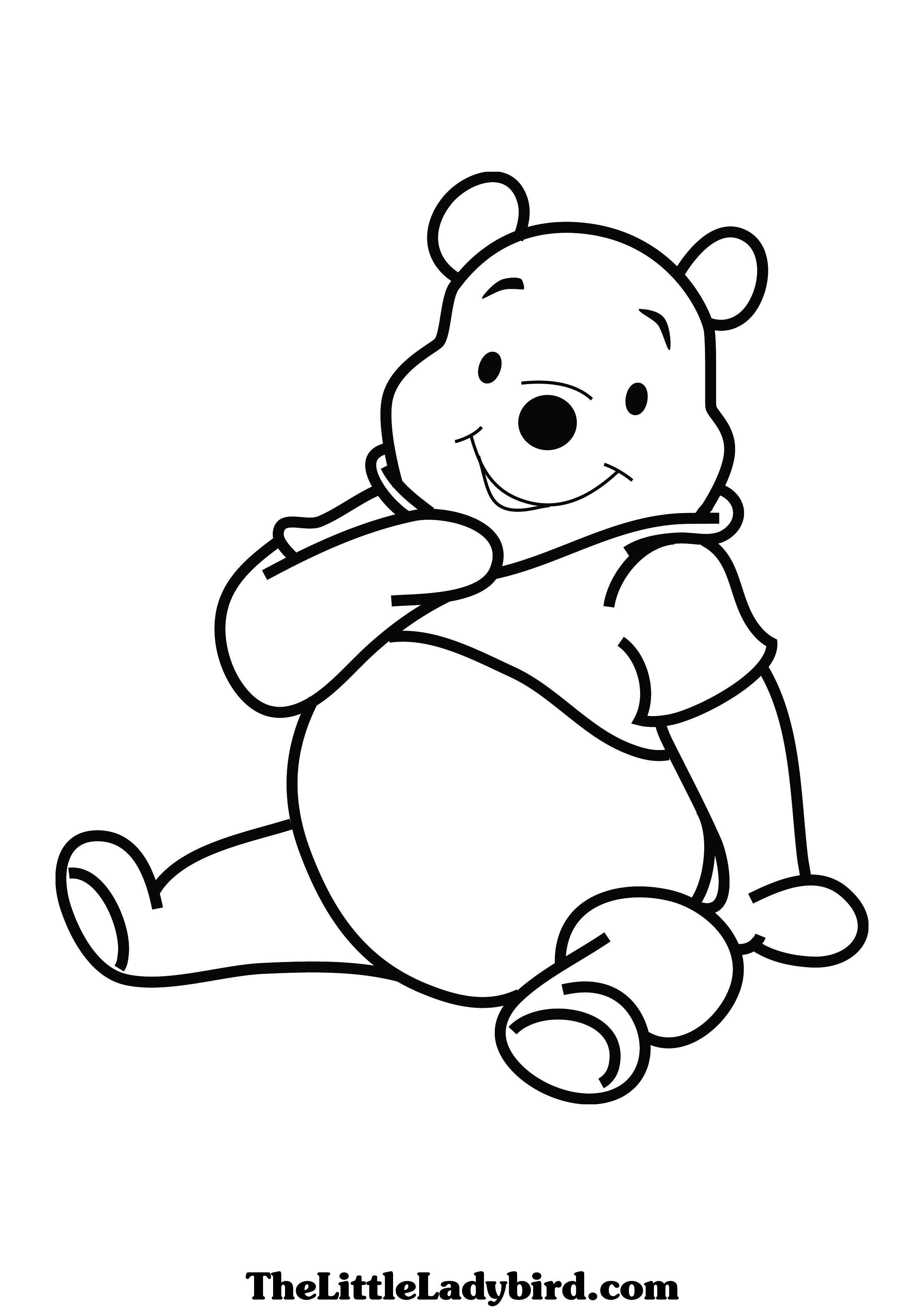 30 Adorable Winnie The Pooh Coloring Pages Printable 7