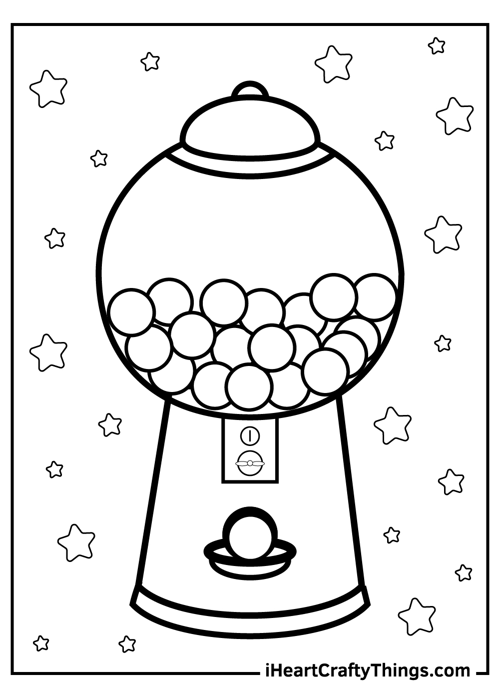 30 Sweet Candy Coloring Pages Printable 3