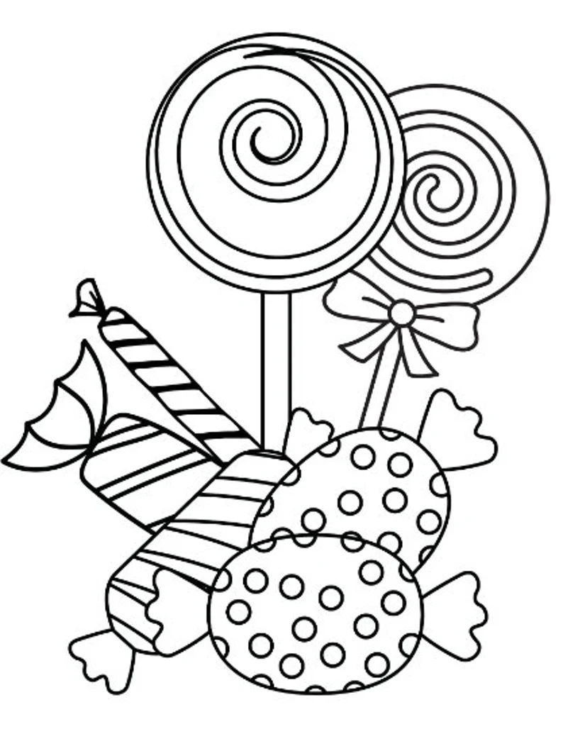 sweet candy coloring pages printable jpg