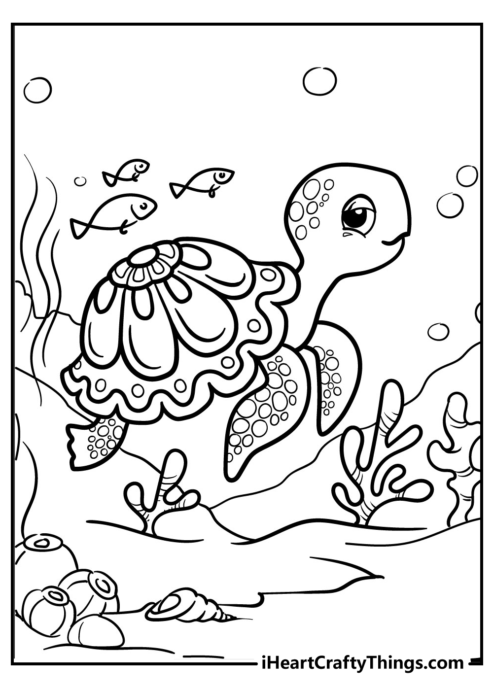 relaxing turtle coloring pages printable jpg