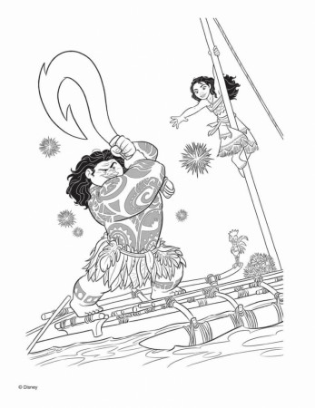 32 Moana Coloring Pages Printable 23