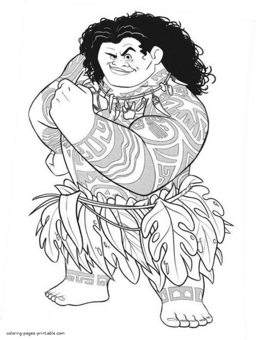 32 Moana Coloring Pages Printable 33