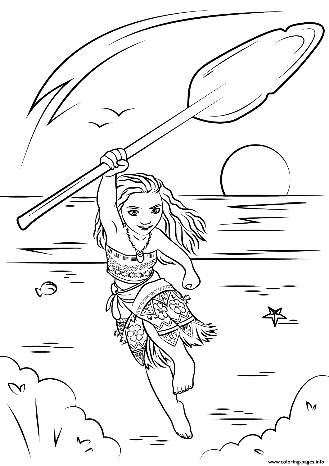 32 Moana Coloring Pages Printable 7