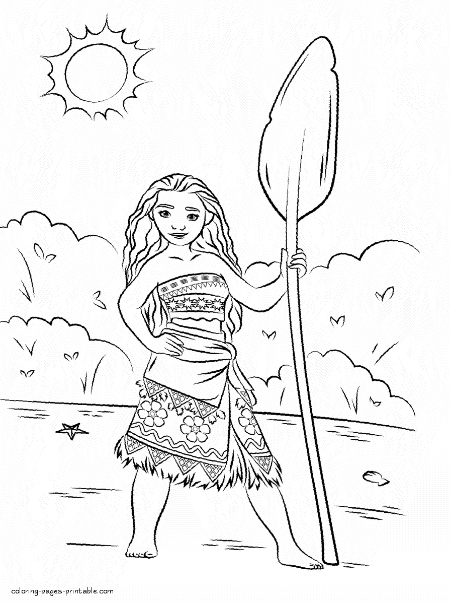 32 Moana Coloring Pages Printable 8