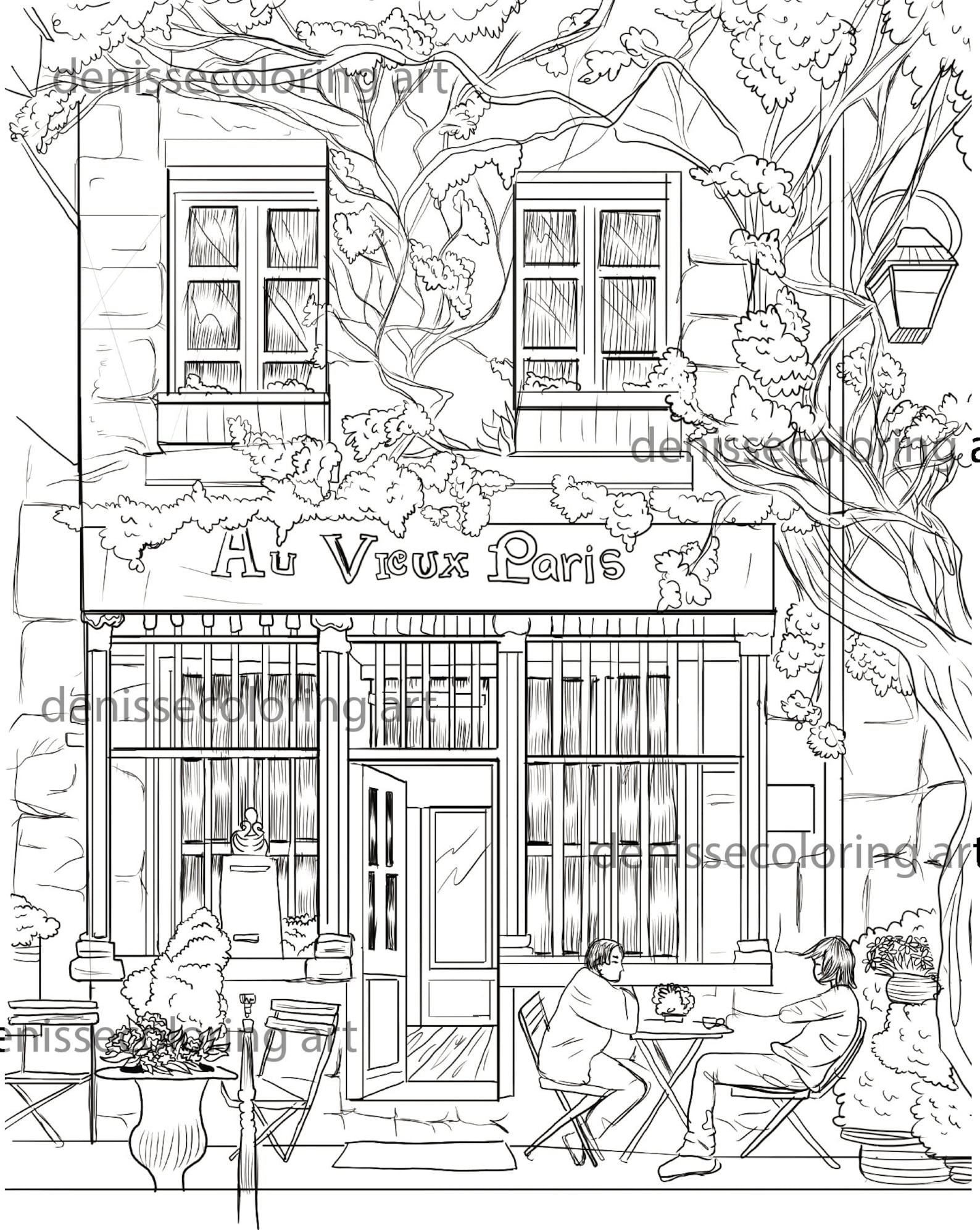 32 Urban City Coloring Pages Printable 11