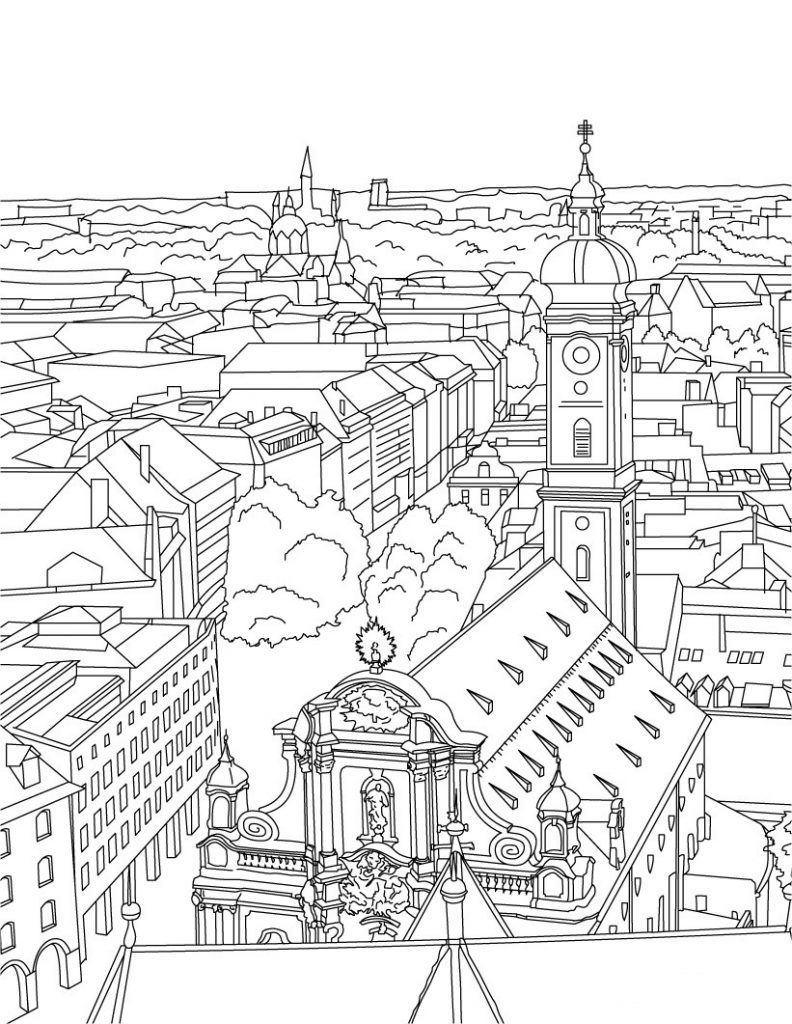 urban city coloring pages printable jpg