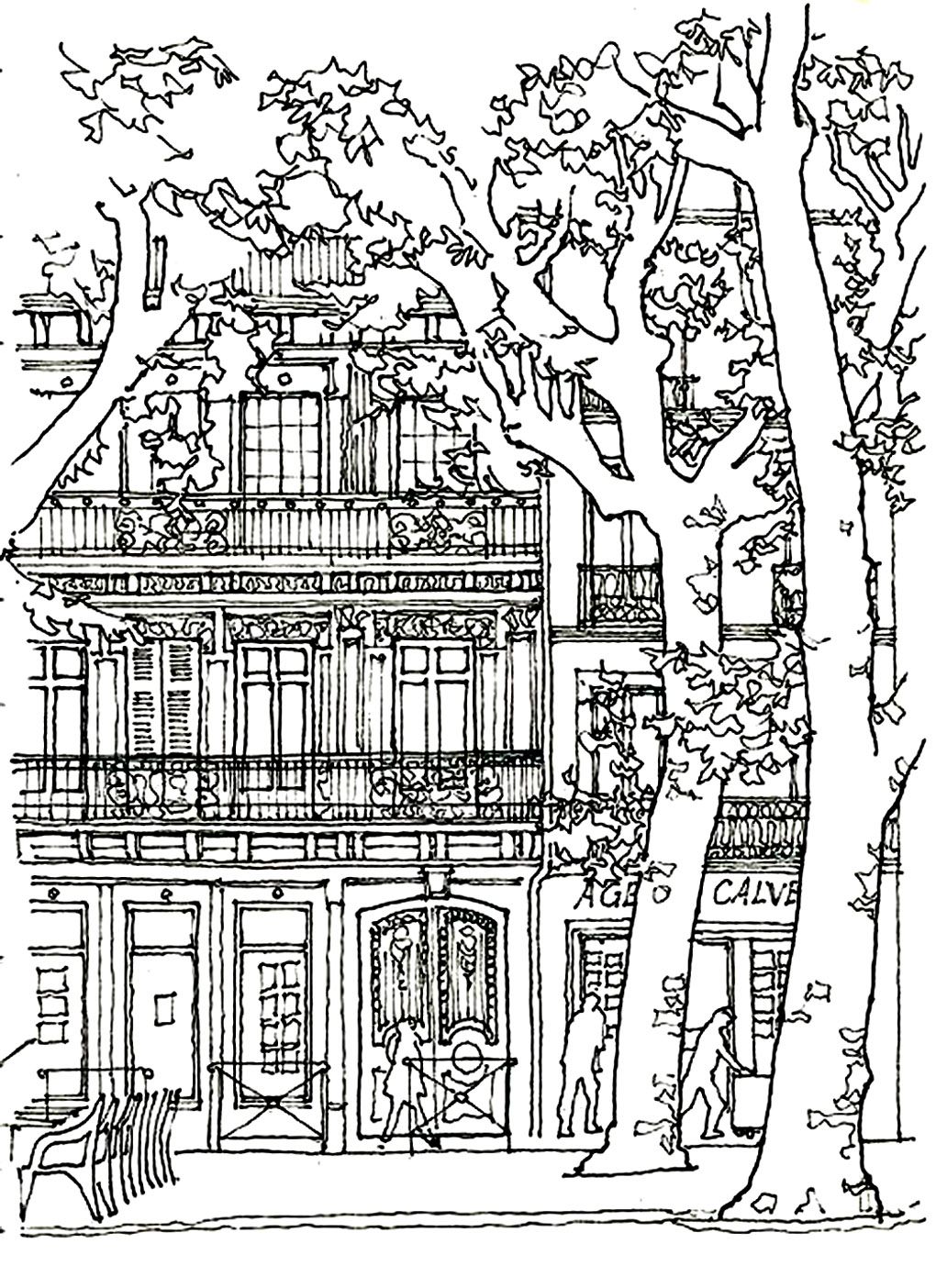 32 Urban City Coloring Pages Printable 14