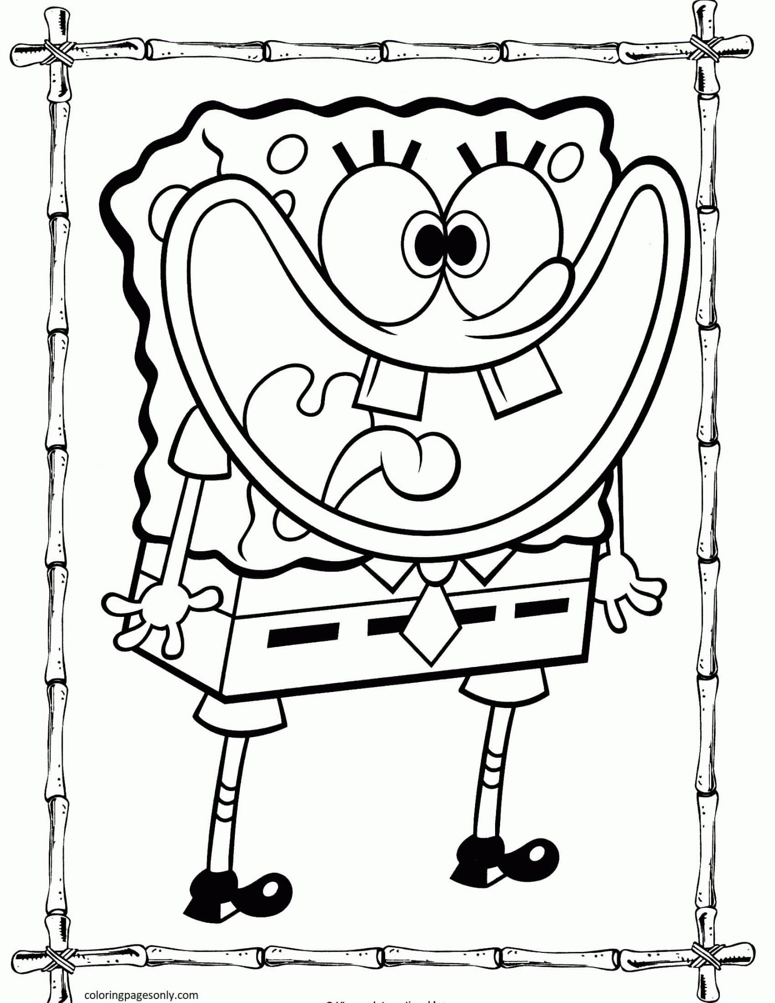 33 Super 20 Super Fun Spongebob Coloring Pages Printable 11