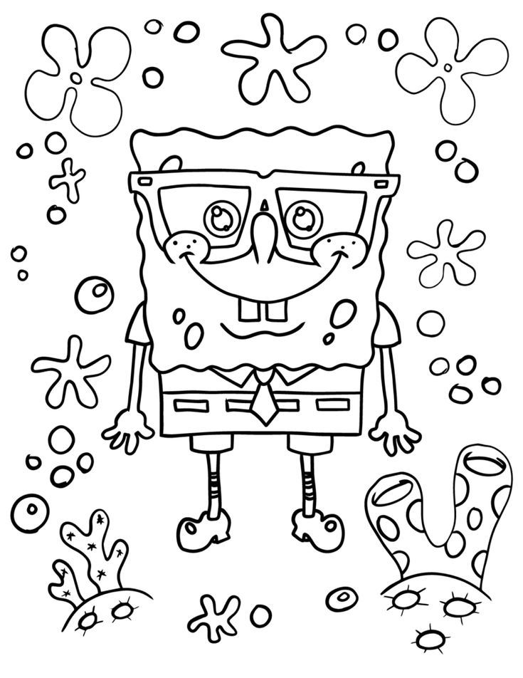 super super fun spongebob coloring pages printable jpg