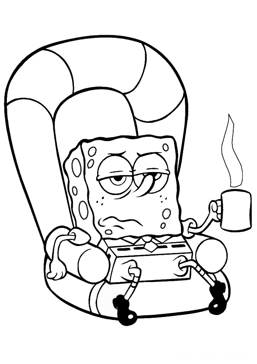 33 Super 20 Super Fun Spongebob Coloring Pages Printable 4