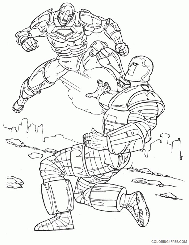 heroic iron man coloring pages printable jpg