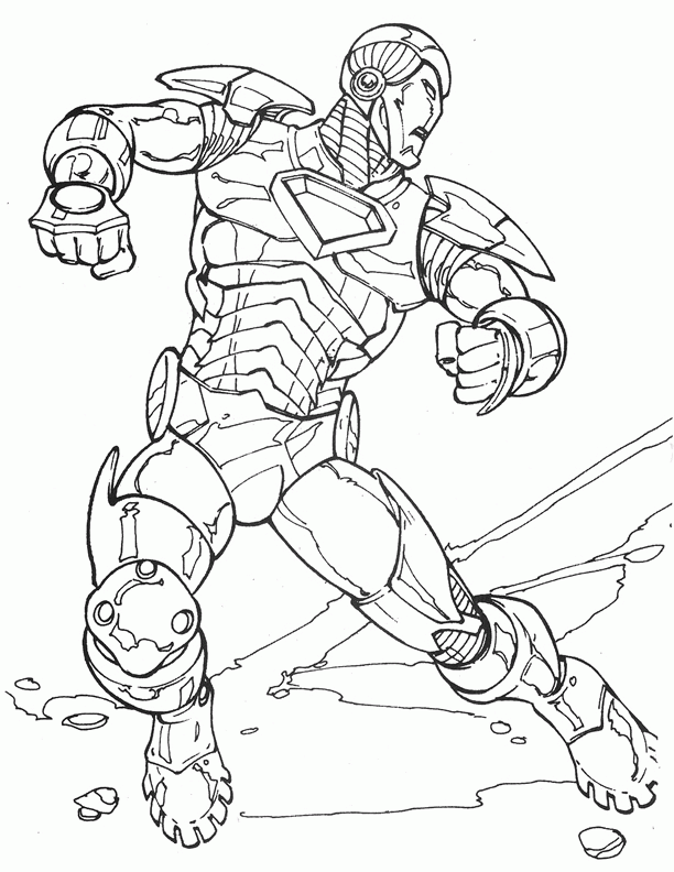 35 Heroic Iron Man Coloring Pages Printable 21