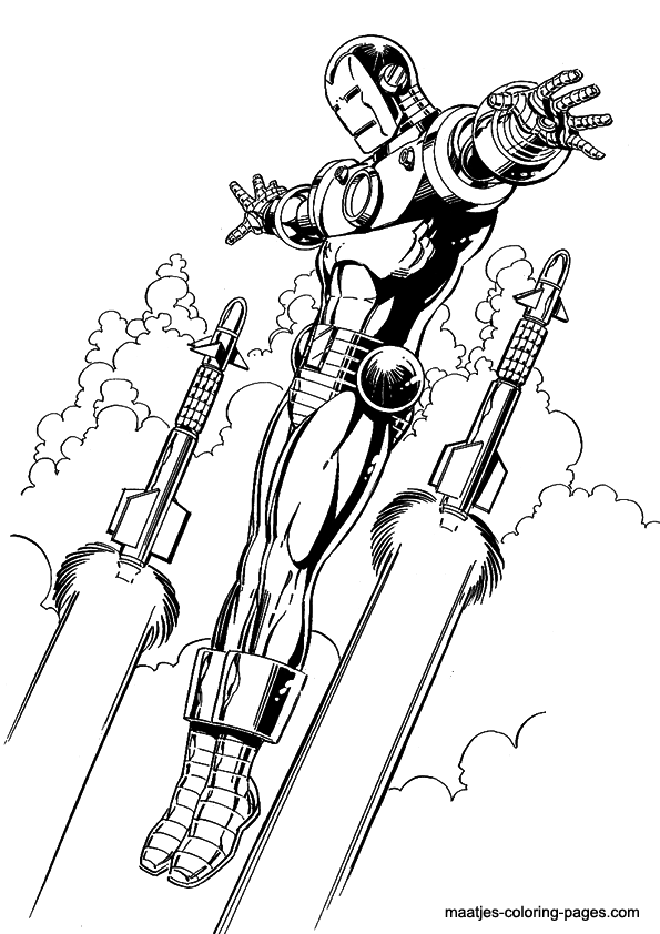 35 Heroic Iron Man Coloring Pages Printable 26