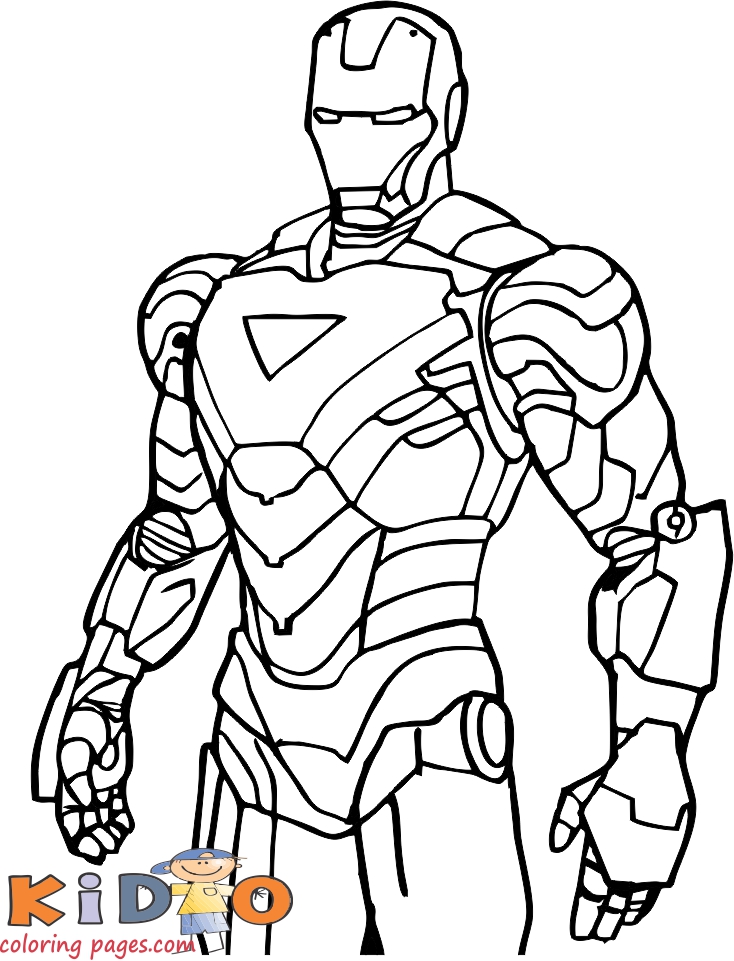 35 Heroic Iron Man Coloring Pages Printable 3