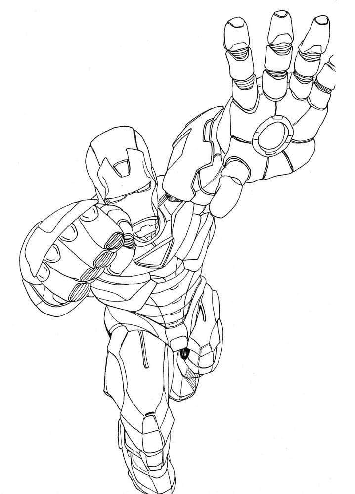 heroic iron man coloring pages printable jpg