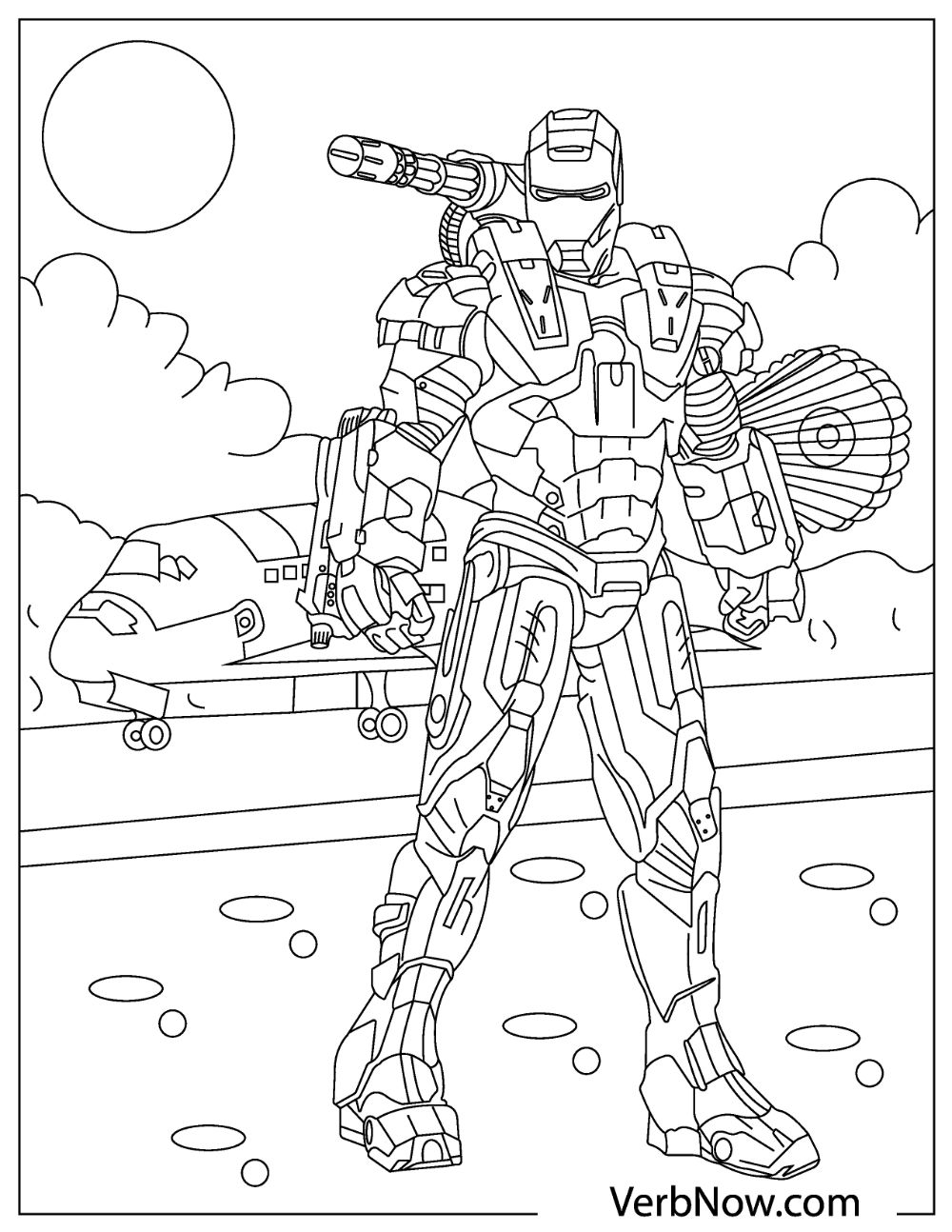 heroic iron man coloring pages printable jpg